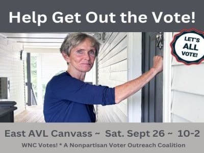 Voter Outreach Canvass - Asheville