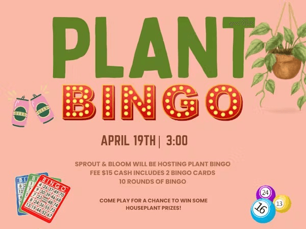 Plant Bingo with Sprout & Bloom
