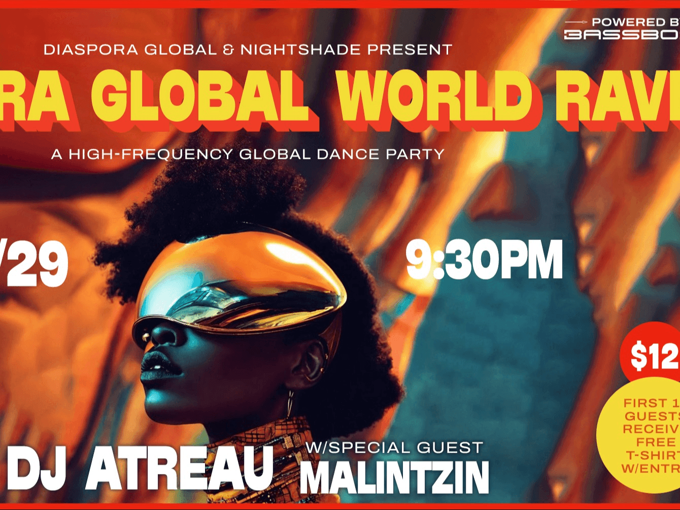 Diaspora Global World Rave: High-Frequency Global Dance Party @ Nightshade