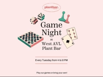 Tuesday Game Night at Plant Bar - West Asheville