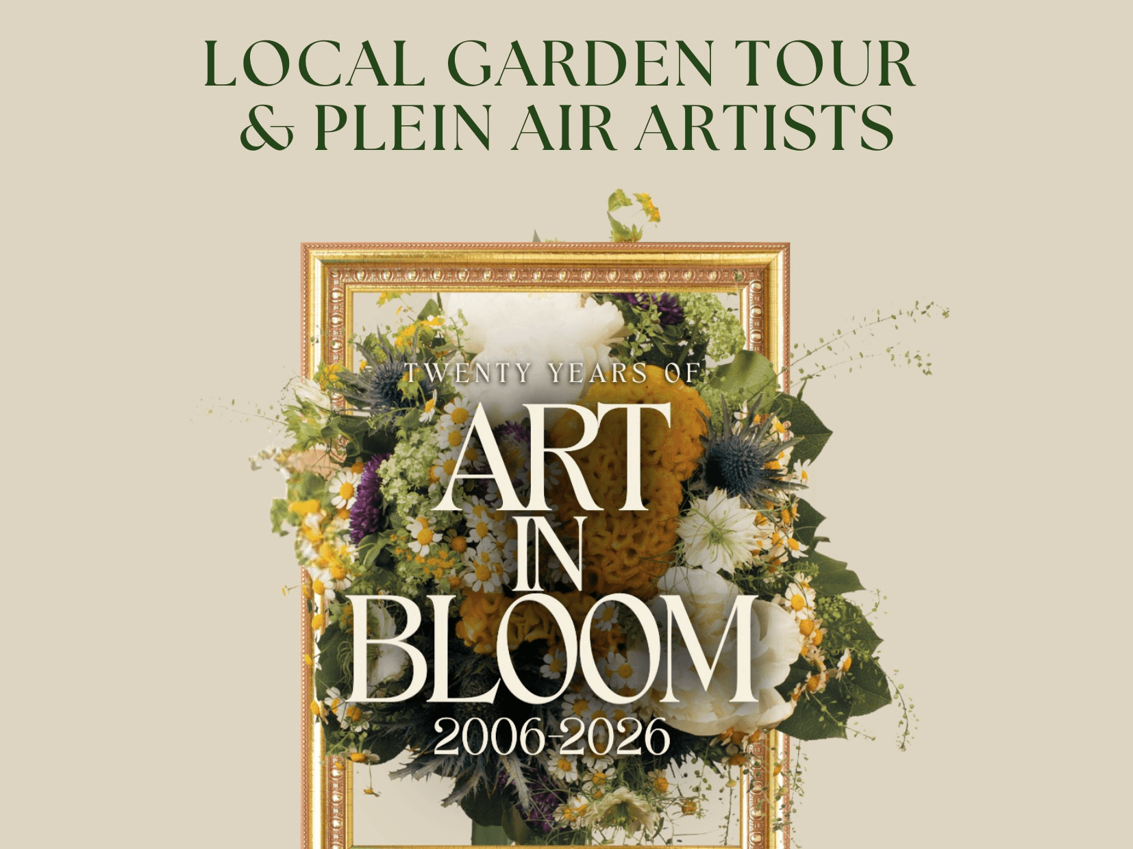 Art in Bloom: Local Garden Tour & Plein Air Artists