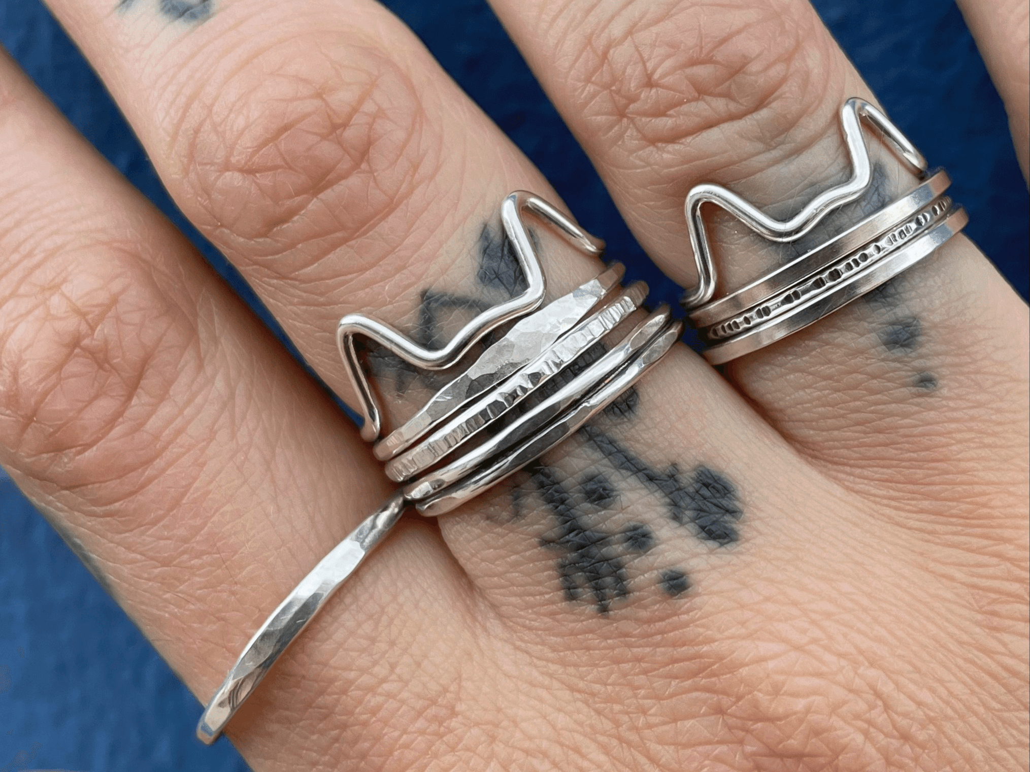 Make Your Own Silver Stacking Rings