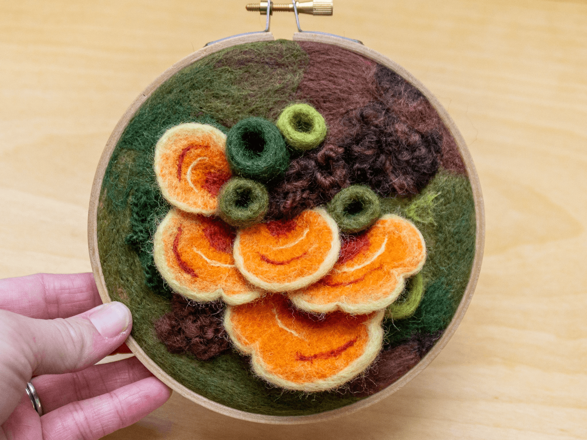 Needle Felting the Forest Floor (2 sessions)