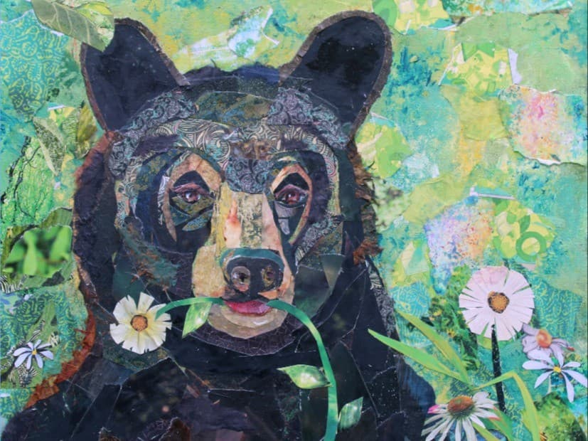 Bears and Blooms Collage Class