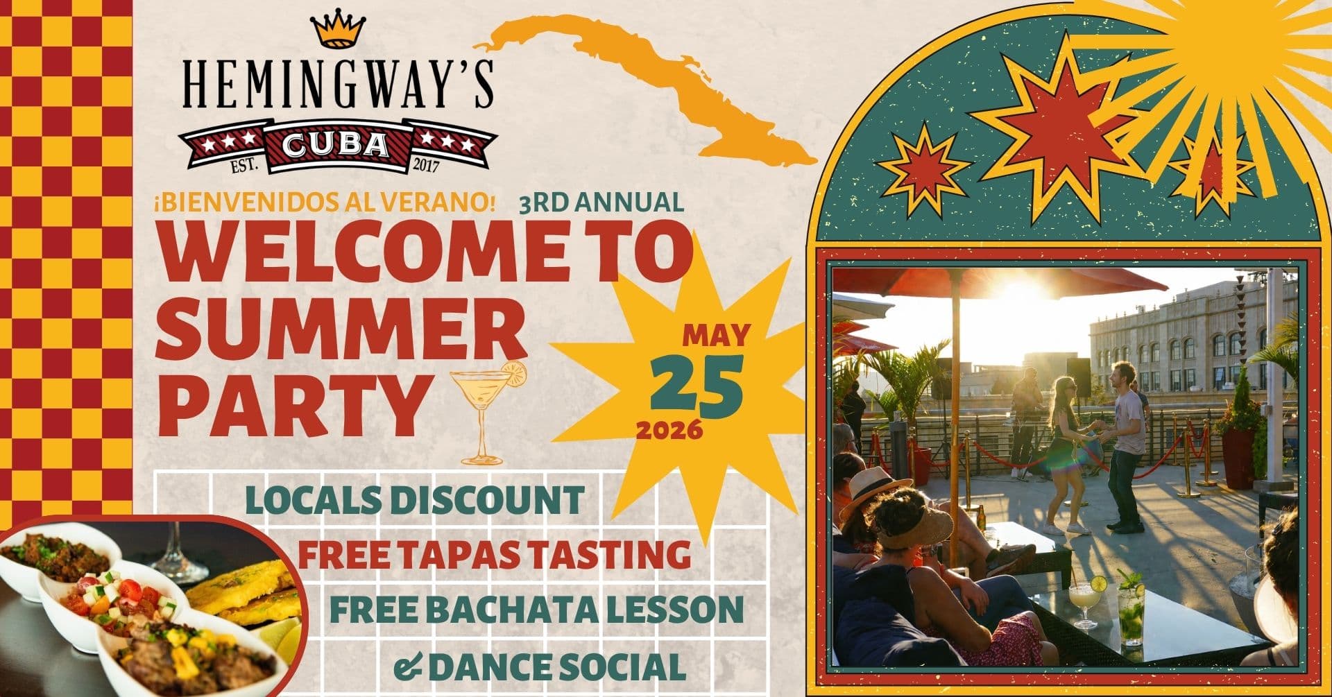 Welcome to Summer Party! | Memorial Day at Hemingway's Cuba
