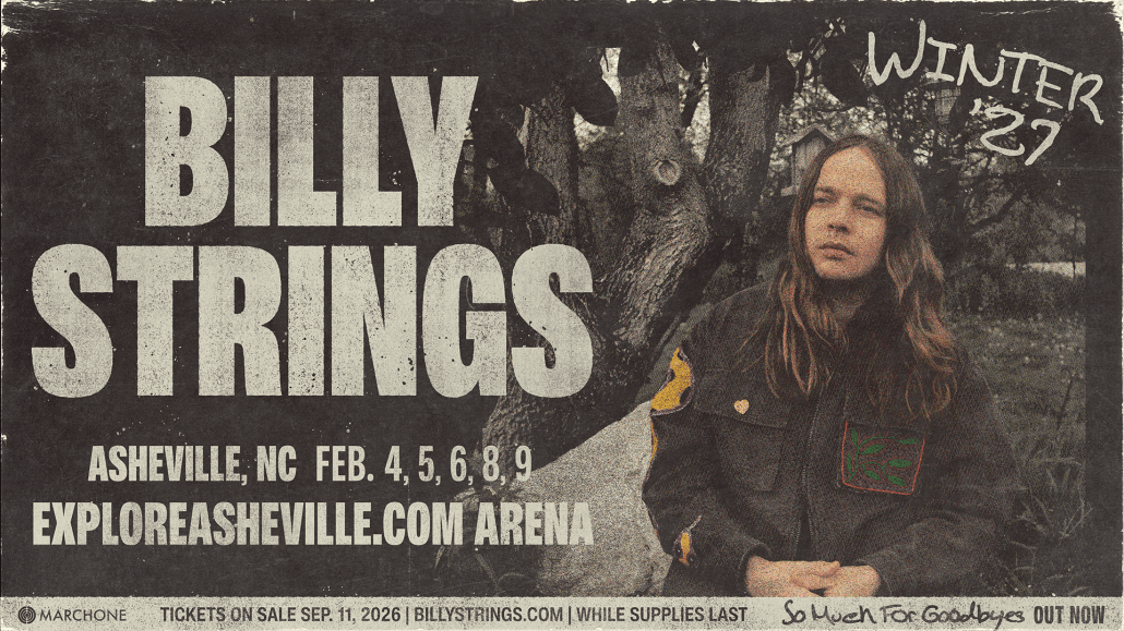 Billy Strings' Winter 2027 Tour